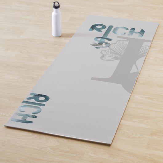リッチヨガマットフィットネス抽象芸術アートブルー海 ヨガマット (インサイチュ)