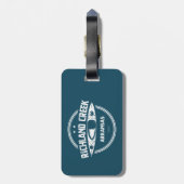 リッチランドクリークアーカンサスカヤック ラゲッジタグ (裏面縦)