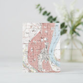 リッチランドワシントンの地図（1992年） ポストカード (スタンド正面)