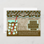リッチレシピアイスコーヒーブリス ポストカード (正面/裏面)