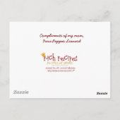 リッチレシピビールパンの賞品 ポストカード (裏面)