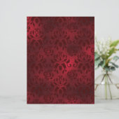 リッチレッドダマススクレープブック紙 (スタンド正面)