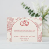 リッチレッドフランスのフローラトイルフローラ エンクロージャーカード (スタンド正面)