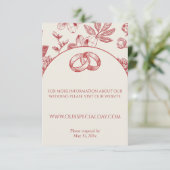 リッチレッドフランスのフローラトイルフローラ エンクロージャーカード (スタンド正面)