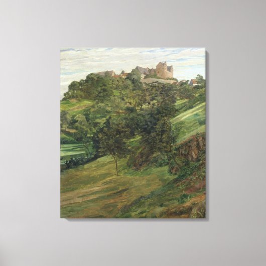 リッチンベルク城オデンヴァルト, 1900 キャンバスプリント (正面)