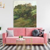 リッチンベルク城オデンヴァルト, 1900 キャンバスプリント (インサイチュ (リビング))