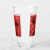 リッチ自然ルビーレッドAmaryllis写真 タンブラーグラス (左)