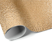 リッチ金ゴールドガラス抽象芸術 ラッピングペーパー (ロールコーナー)