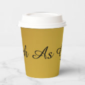 リッチ金ゴールドグラデーション 紙コップ (左)