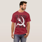 リッチ食べハンマー鎌 Tシャツ (正面フル)