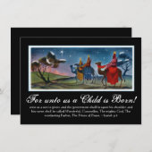 リッチ・ウカラフルイゼン絵画のクリスマス シーズンカード (正面/裏面)