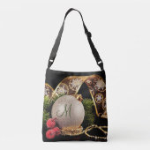 リッツィ&おもしろいホリデークラシッククリスマス クロスボディバッグ (裏面)