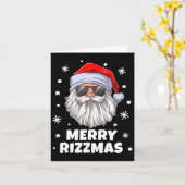 リッツマメリーキッズティーンズスクールクリスマスおもしろいサ カード (黄色い花)