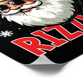 リッツマメリーキッズティーンズスクールクリスマスおもしろいサ ポスター (角)