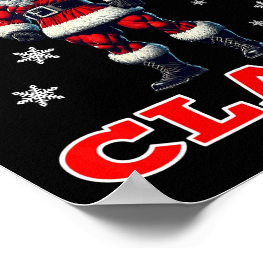 リッツマメリーシグマスクロースキッズキおもしろいリスメリート ポスター (角)