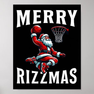 リッツマメリースおもしろいクリスマスサンタクロースビスケットル ポスター