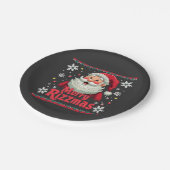 リッツマメリースサンタリザンスクリスおもしろいスリズラー ペーパープレート (アングル)