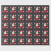 リッツマメリースサンタリザンスクリスおもしろいスリズラー ラッピングペーパー (フラット)