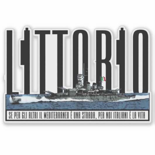 リットオリオ級戦艦 シール (正面)