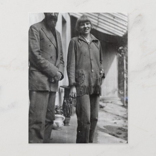 リットンストラチェイとアイリスツリー ポストカード (正面)