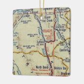 リットンBCヴィンテージマップ セラミックオーナメント (左)