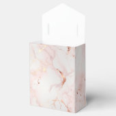 リッド付きローズクォーツ ギフトボックス フェイバーボックス (オープン)