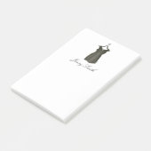 リッパーソナライズされたトルブラックドレスファッションポスト ポストイット (アングル)