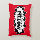 リッパーソナライズされたプ穴のおもしろい付いたアクセント枕 アクセントクッション (裏面(縦))