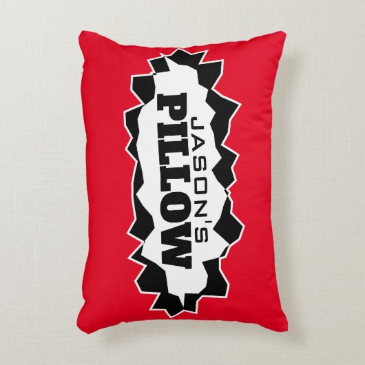 リッパーソナライズされたプ穴のおもしろい付いたアクセント枕 アクセントクッション (正面(垂直))