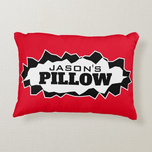 リッパーソナライズされたプ穴のおもしろい付いたアクセント枕 アクセントクッション (裏面)