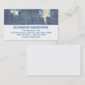 リッピングされたジーンズが名刺を見る 名刺 (正面/裏面)