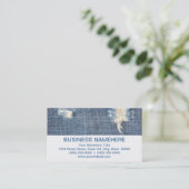 リッピングされたジーンズが名刺を見る 名刺 (スタンド正面)