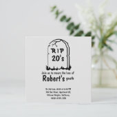 リッピング20の30歳おもしろいの誕生日 招待状 (スタンド正面)