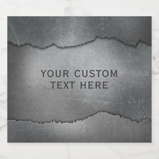 リッフェイクプした金属名前をカスタムするボトルラベル ビールラベル (シングルラベル)