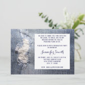 リップしたジーンズが卒業式の招待状を見る 招待状 (スタンド正面)