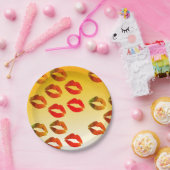 リップカスタム紙プレート7インチ ペーパープレート (パーティー)