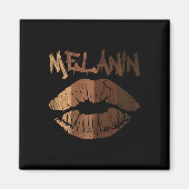 リップキスブルムバムブラックヒストリアフロプライド女性ギ マグネット (正面)