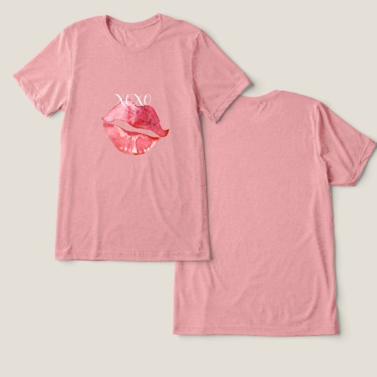 リップキスXOXO トライブレンドTシャツ (デザイン正面&裏面)