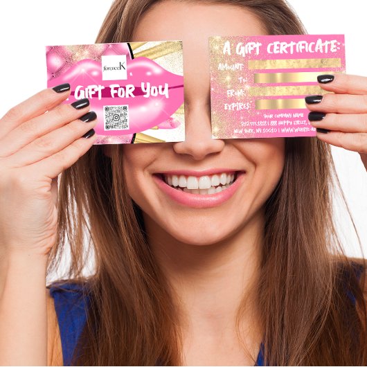 リップグラムメイクアップアーティストスタジオロゴQR 100点