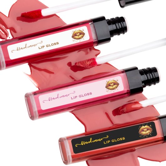 リップグロスカスタムラベル金ゴールドLIps ラベル