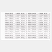 リップグロスシンプルバラ金ゴールドグリッター縁ど製品 ラベル (シート)