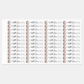 リップグロスモダンイチゴブランディング包装 ラベル (シート)