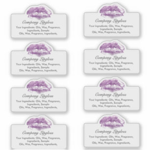 リップグロスリップインプリントロゴ原料ビジネス シール