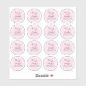 リップグロス独自のロゴの写真をパッケージ シール (シート)