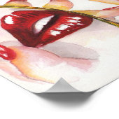 「リップサービス！」 8x10プリント ポスター (角)