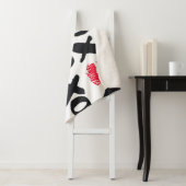 リップスティックキスハートシームレスな背景 シェルパブランケット (インサイチュ)