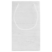 リップスティックキス付きゴールデンレトリバー スモールペーパーバッグ (裏面)