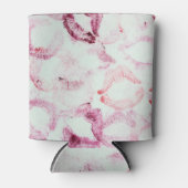 リップスティックキス：愛の宣言パターン 缶クーラー (正面)