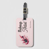 リップスティックスウッシュパレットメイクアップアーティスト ラゲッジタグ (正面縦)