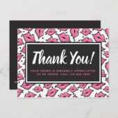 リップスティックディストリビューターサンキューピンクリップキス ポストカード (正面/裏面)